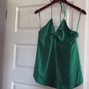 NWT Banana Republic Green Blouse Size Small